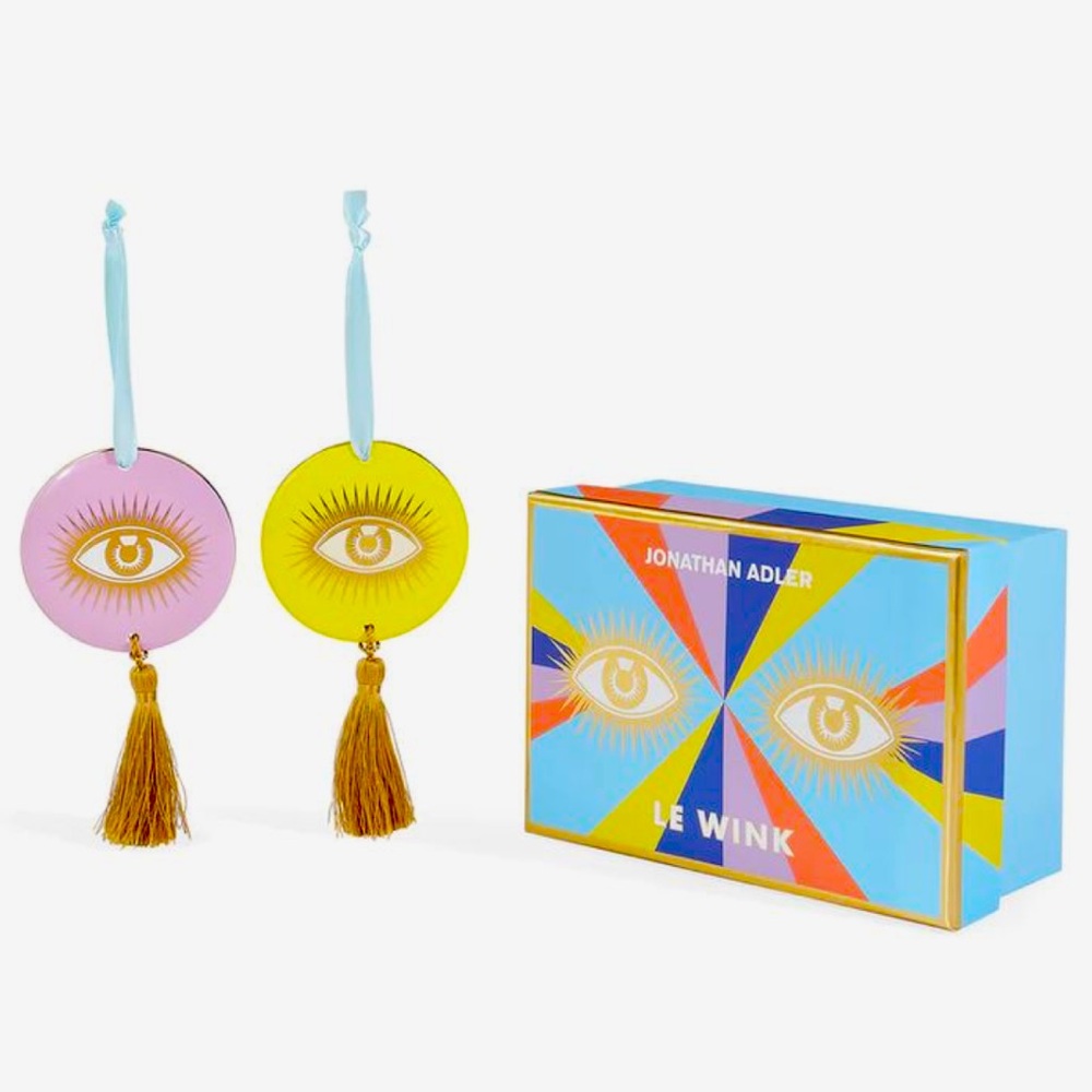 Jonathan Adler Le Wink Christmas Ornament